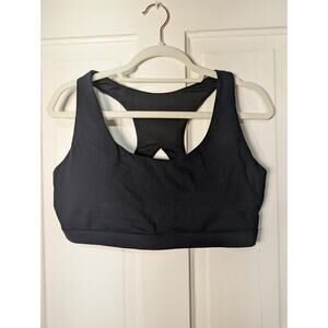 Running Girl Woman's 3X Sports Bra Black Razorback NWOT(728)